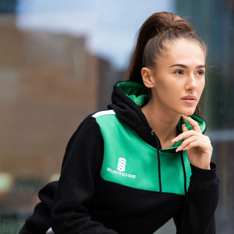 Blade Hoody : Black / Emerald / White