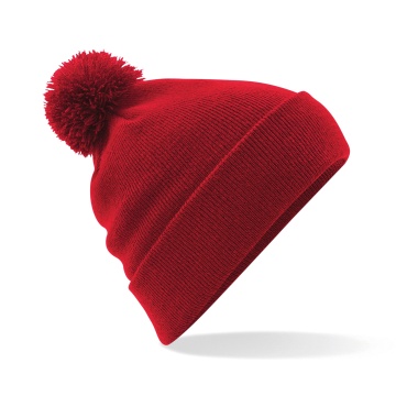 Original Pom Pom Beanie : Red