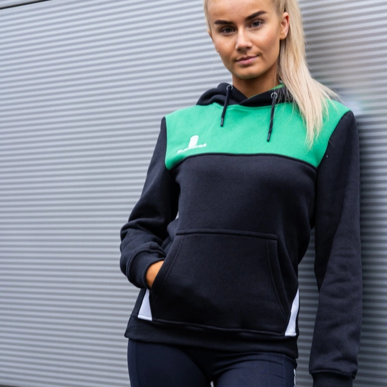 Blade Hoody : Navy / Emerald / White