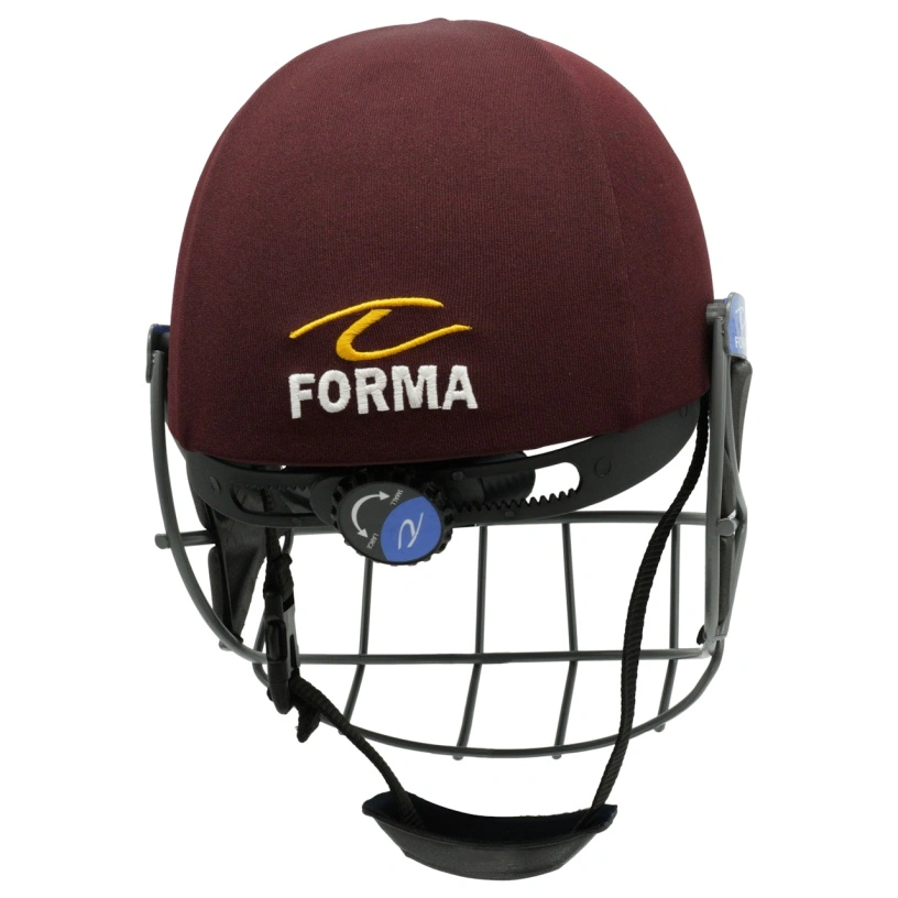 Forma Cricket Helmet - Pro Axis- Titanium Grill - Maroon