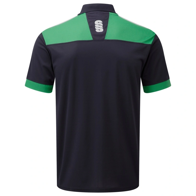 Blade Polo Shirt : Navy / Emerald / White