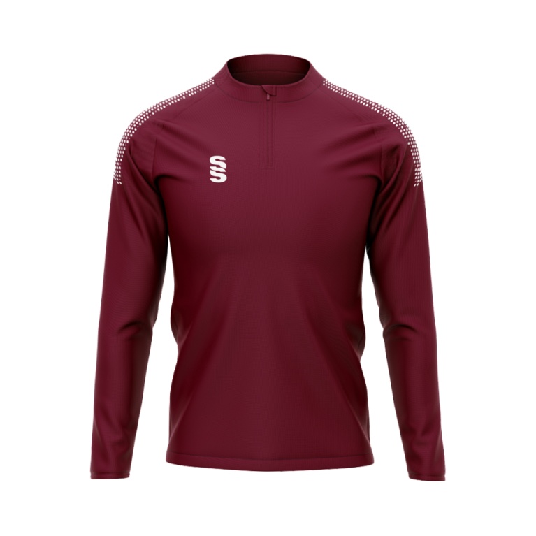Elite 1/4 Zip Performance Top - Mens - Maroon