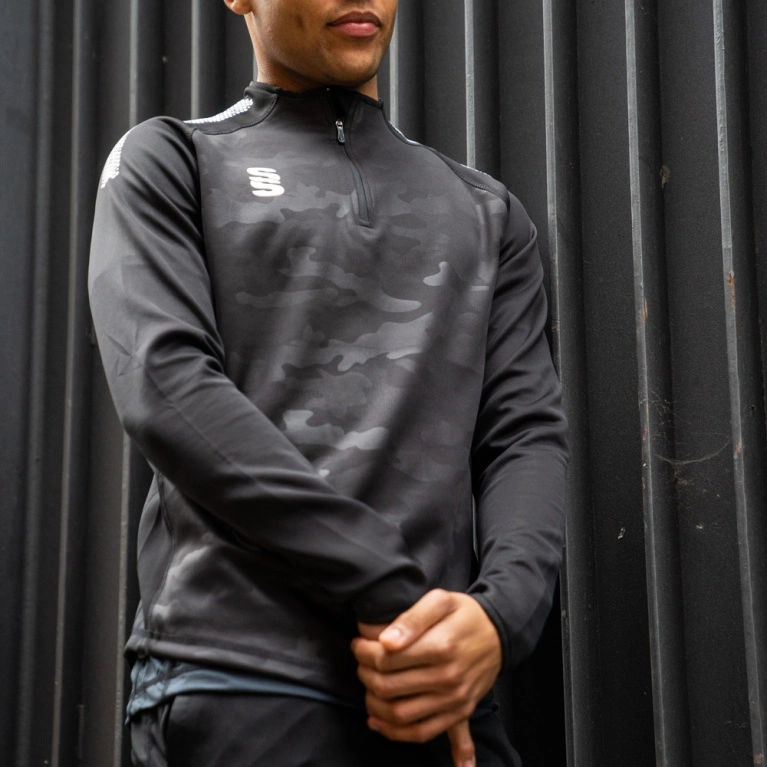 Camo Performance Top - Black