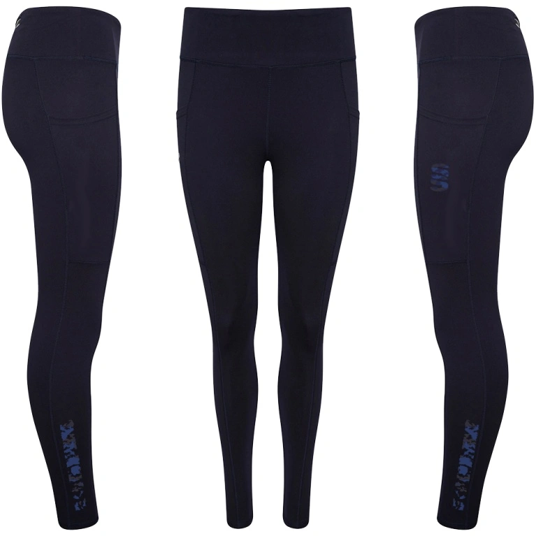 Performance Full Length Leggings : Navy